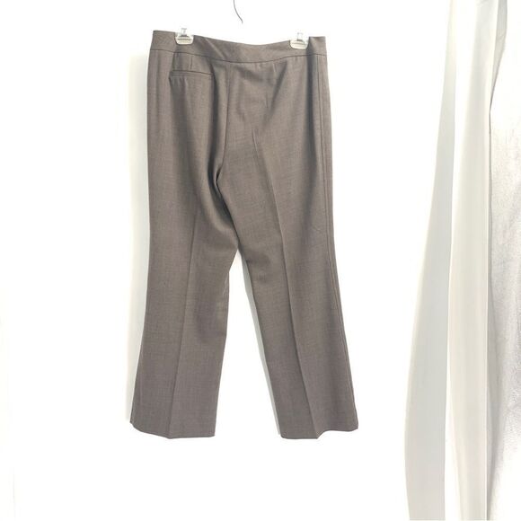 Ann Taylor Petites Size 12 Light Brown Lined Wool Trousers Career Wear - Picture 5 of 12